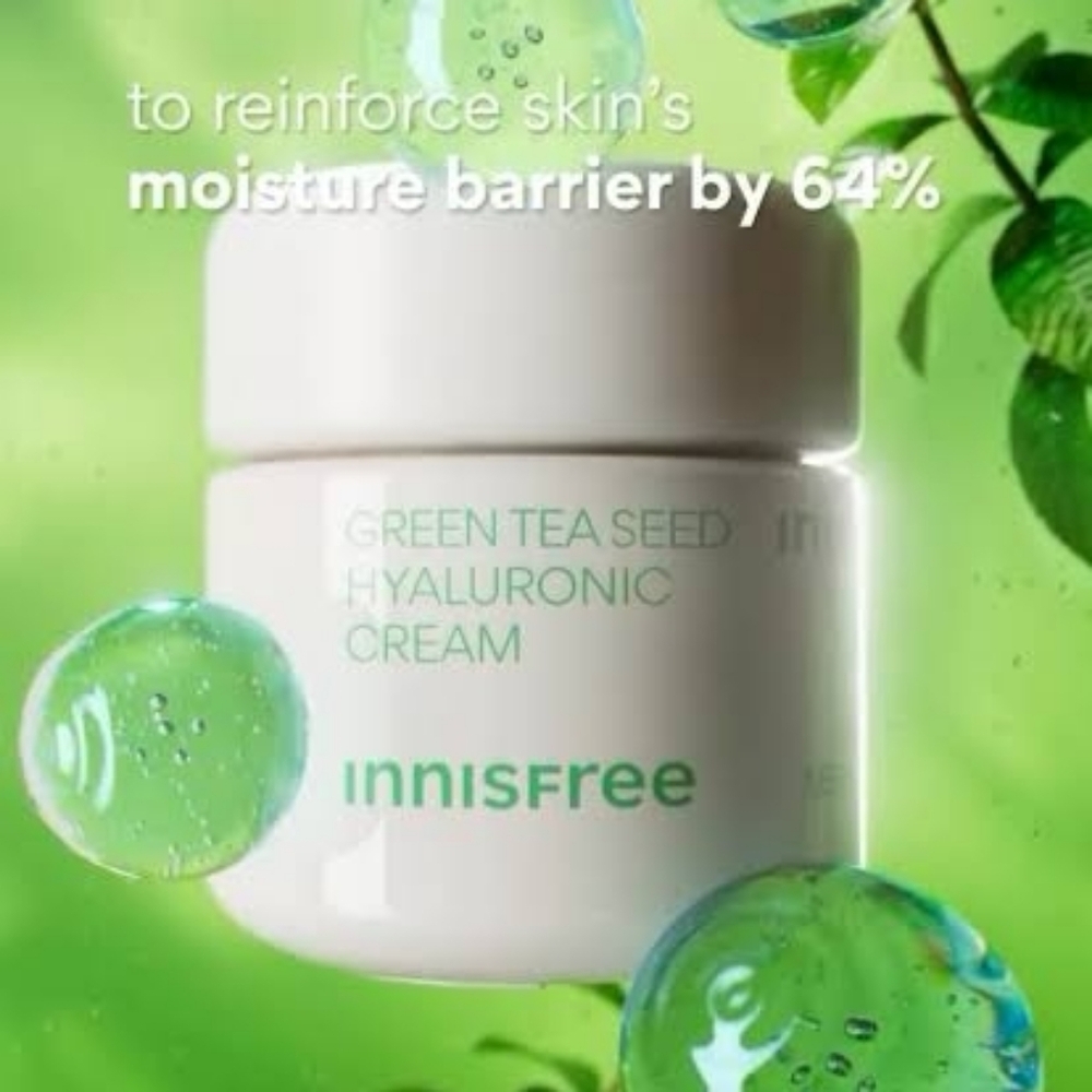 Innis Green Tea Seed Hyaluronic Face Cream- Kbeauty
